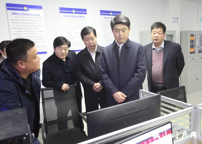 市委常委政法委书记张辉来我县检查指导扫黑除恶和社会治安综合治理