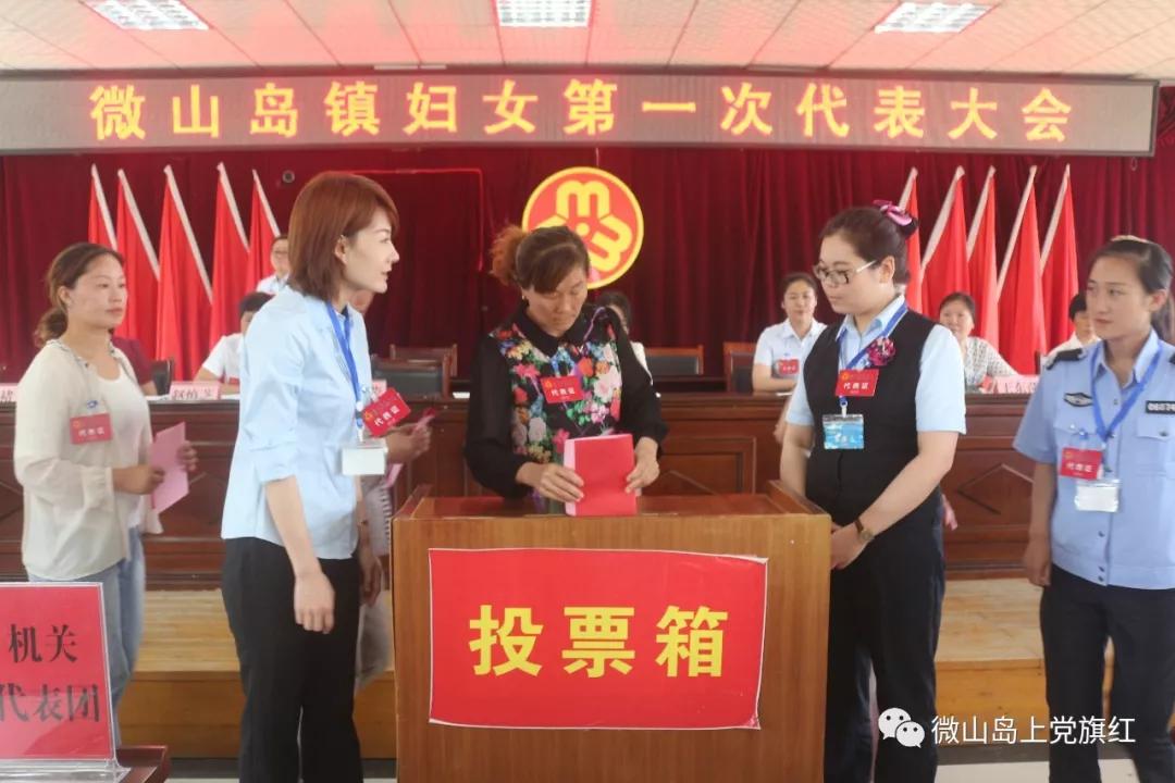 微山县人民政府 工作动态 微山岛镇妇女第一次代表